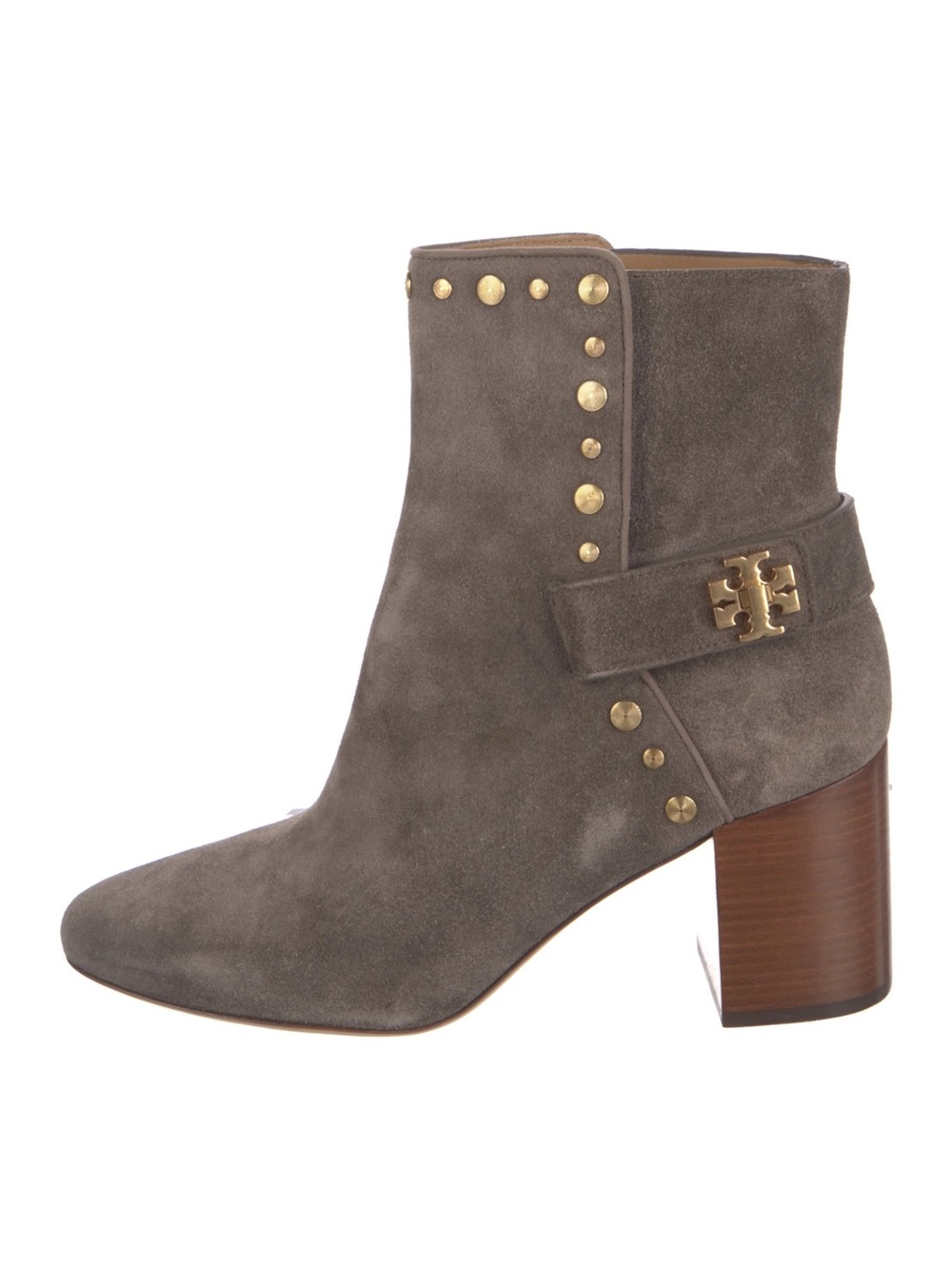 Tory Burch Suede Studded Accents Boots Ankle Boots Size 6.5